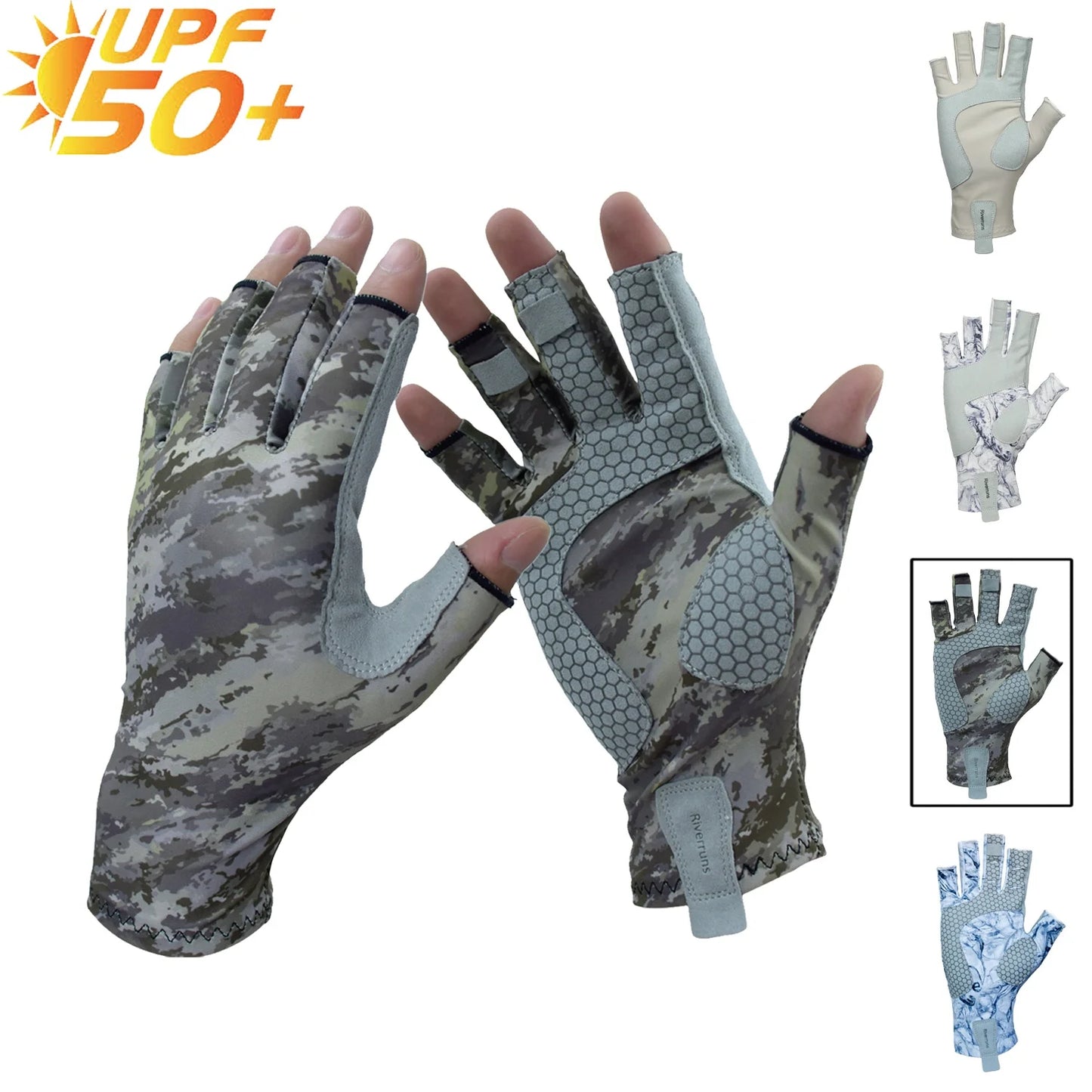 Wave Grip™ – Fingerless Performance Gloves