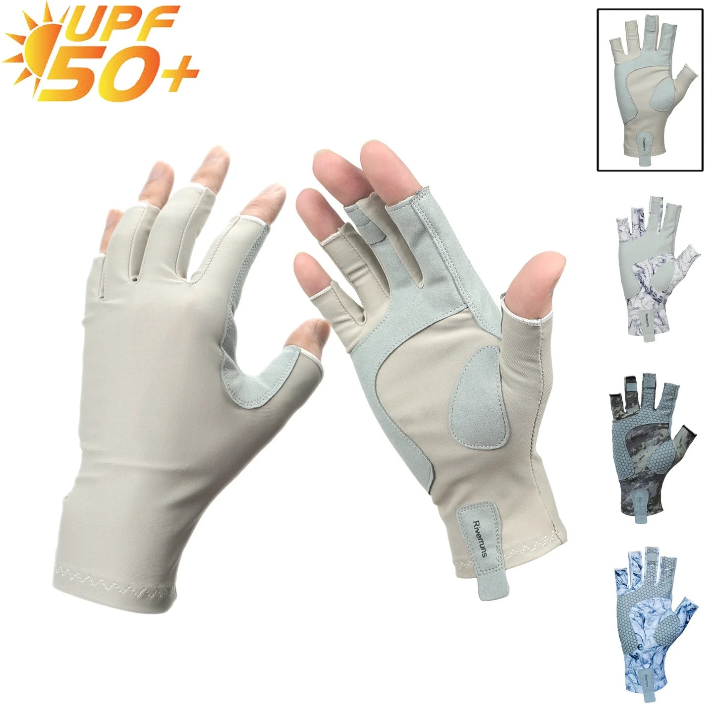 Wave Grip™ – Fingerless Performance Gloves