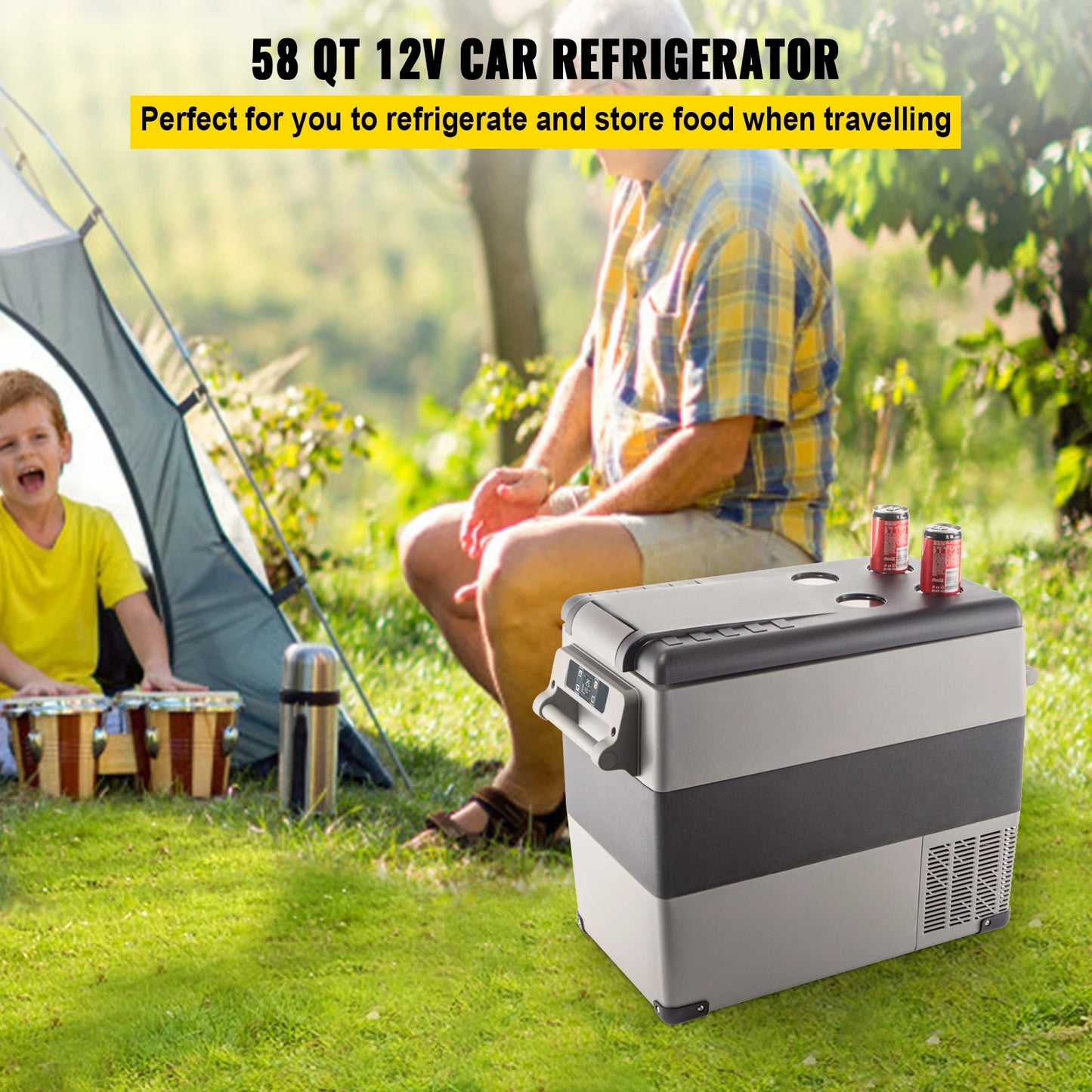 FrostMate Go™ — Portable Travel Fridge & Freezer