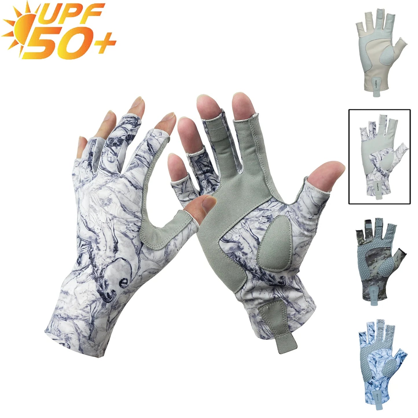 Wave Grip™ – Fingerless Performance Gloves