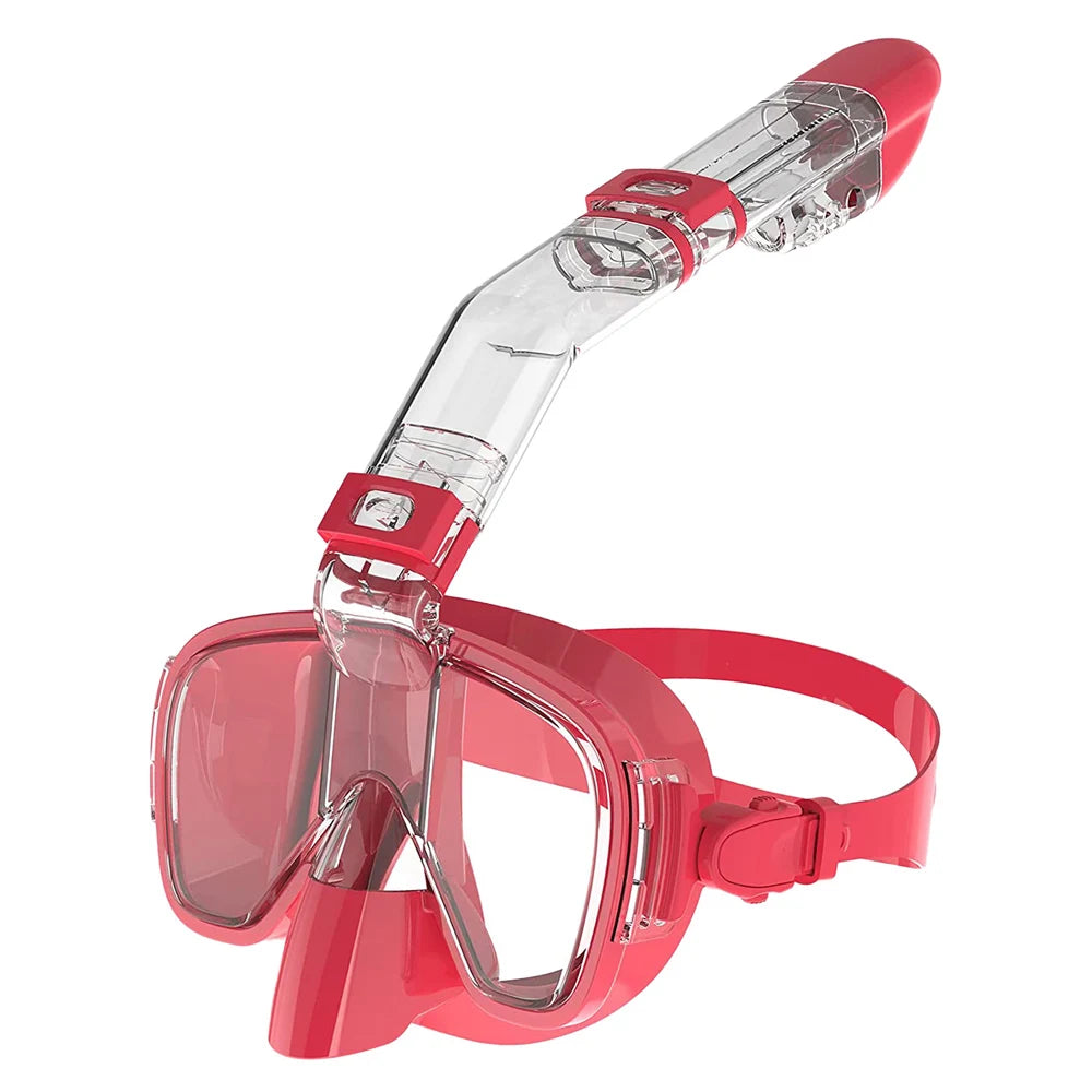 Clear Dive Mini – Anti-Fog Half-Face Snorkel Mask for Kids & Adults