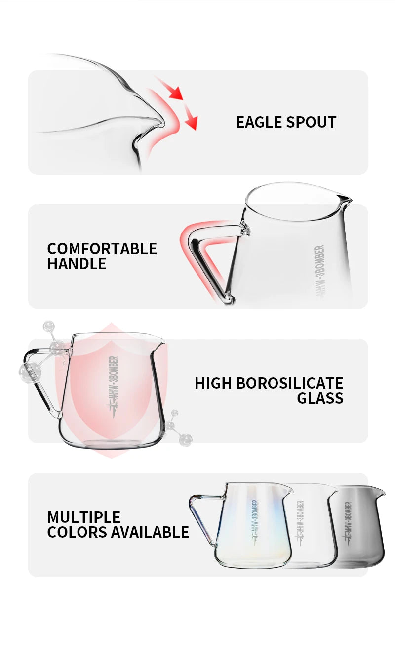 Clarity Craft – 500ml Borosilicate Glass Coffee Server