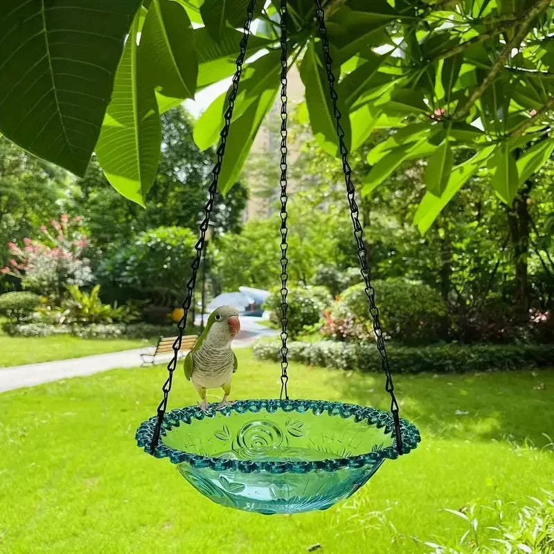 BloomNest Garden Bird Bath & Feeder