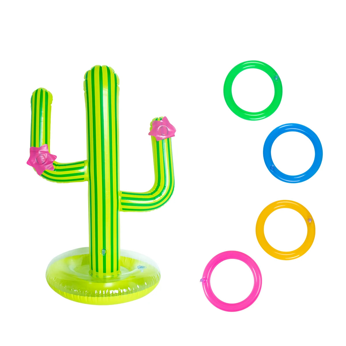 Cactus Splash Toss – Inflatable Pool Ring Game
