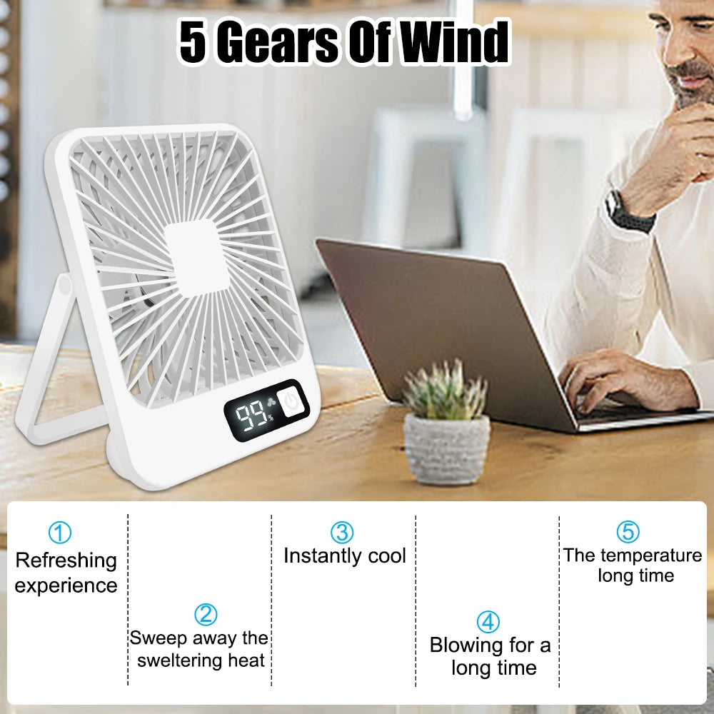 Aero Desk 5X — Silent Power Desktop Fan