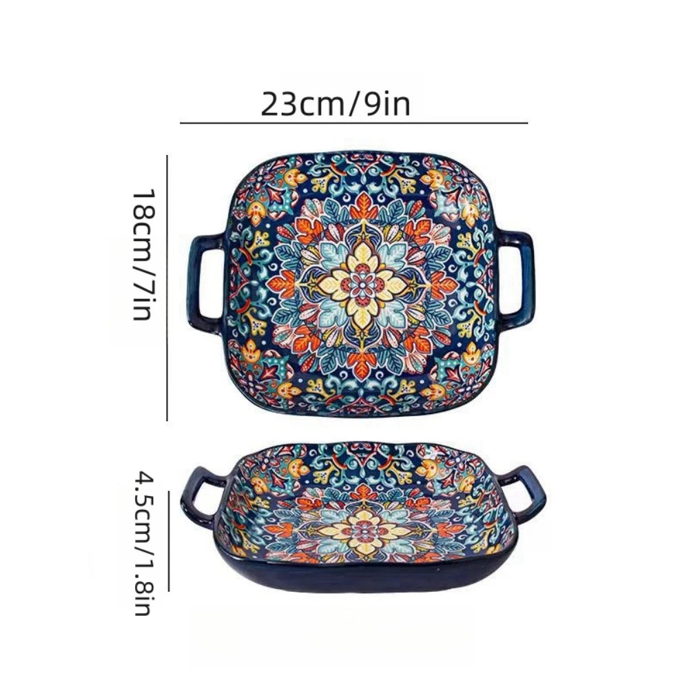 BohoBreeze Ceramic Salad Plate