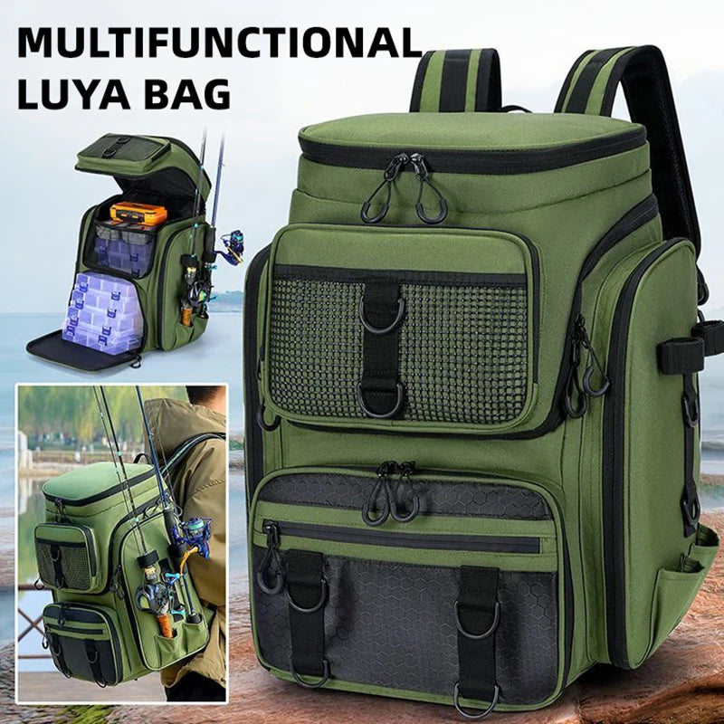 Fish Pro™ 50L Tactical Fishing Backpack