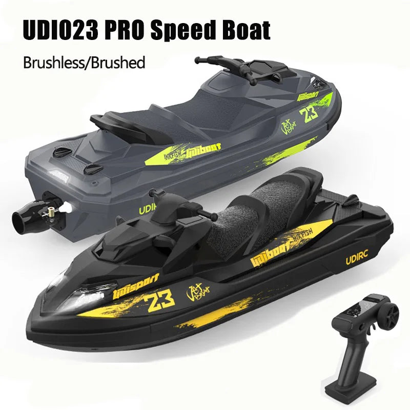 🚤⚡JetWave Pro – High-Speed RC Speedboat with LED Lights