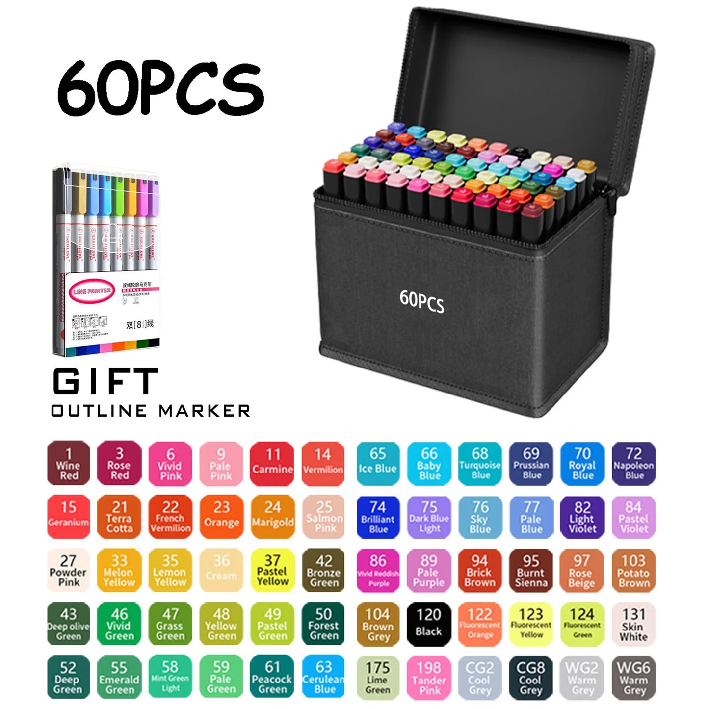 "ChromaTwist™ Dual-Tip Art Marker Set"