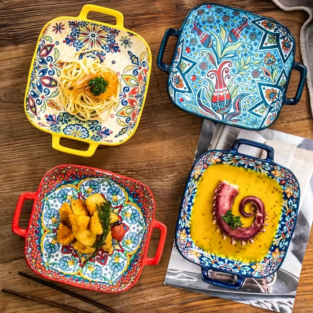 BohoBreeze Ceramic Salad Plate