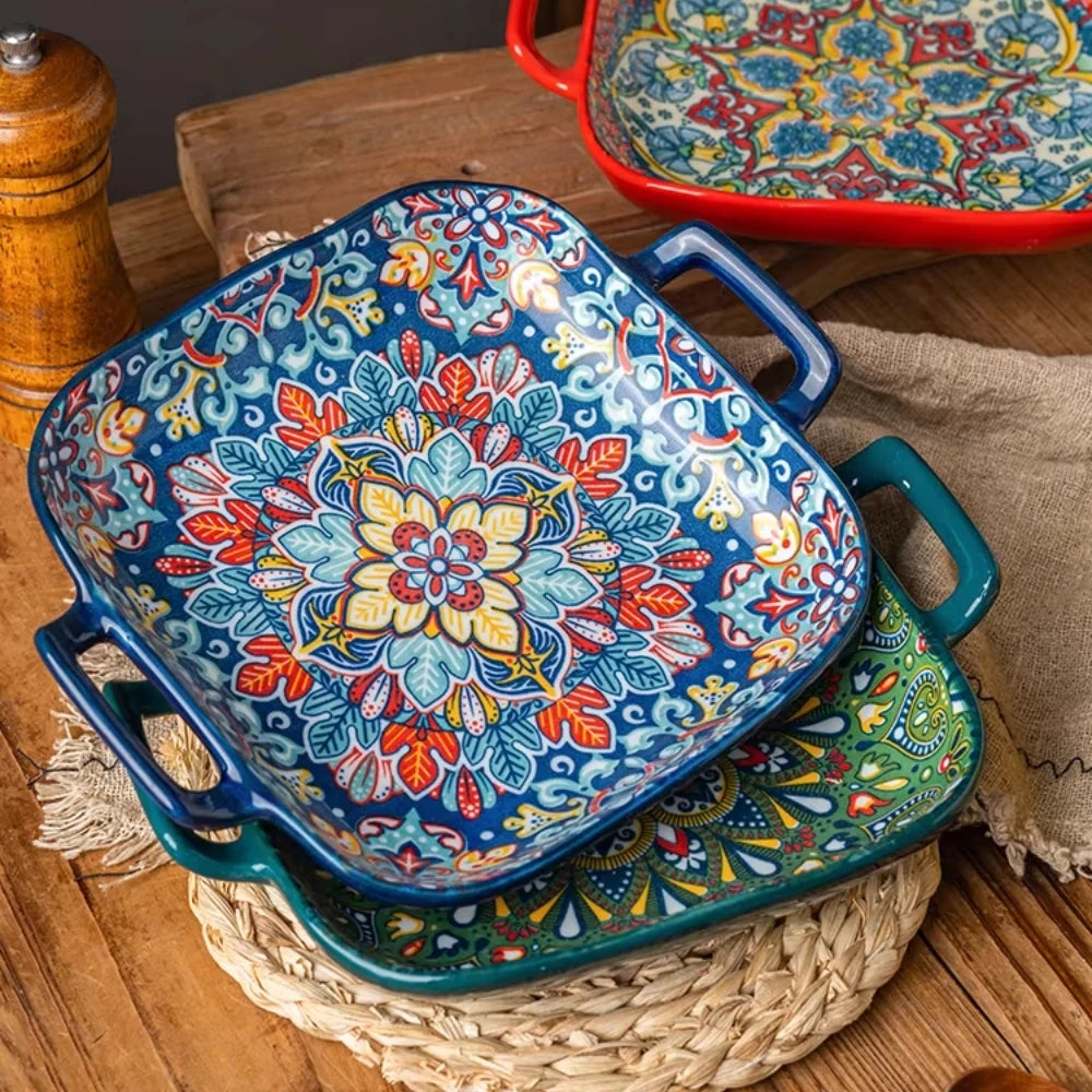 BohoBreeze Ceramic Salad Plate