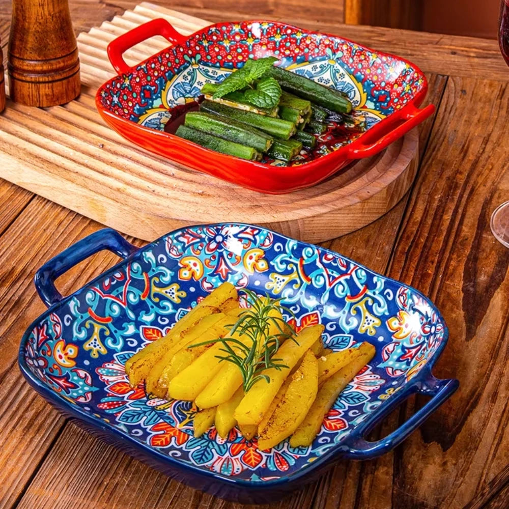 BohoBreeze Ceramic Salad Plate