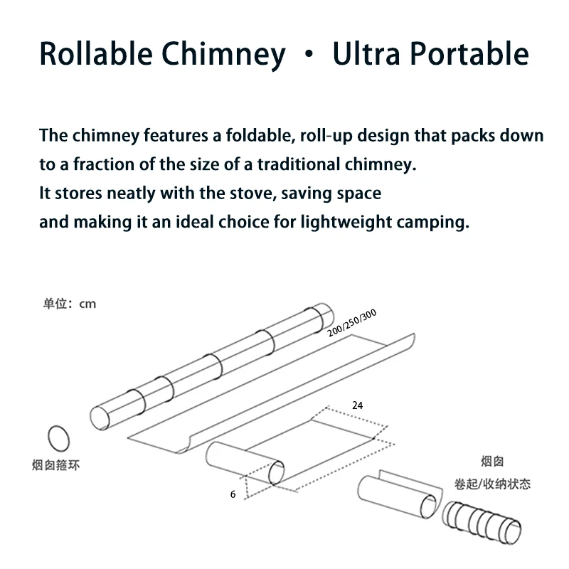 Folding Stainless Steel & Titanium Camping Stove