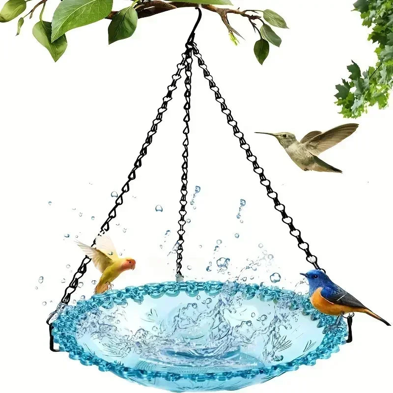 BloomNest Garden Bird Bath & Feeder