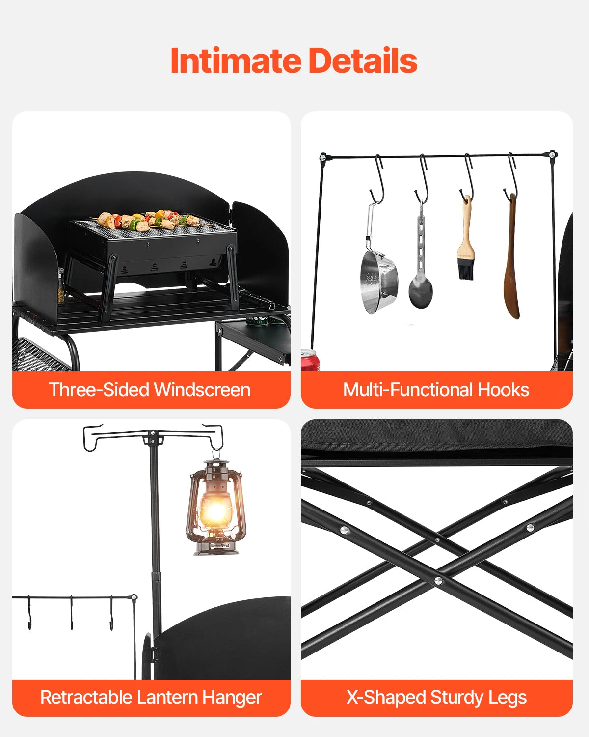 CampNest Pro™ — Outdoor Folding Kitchen Station