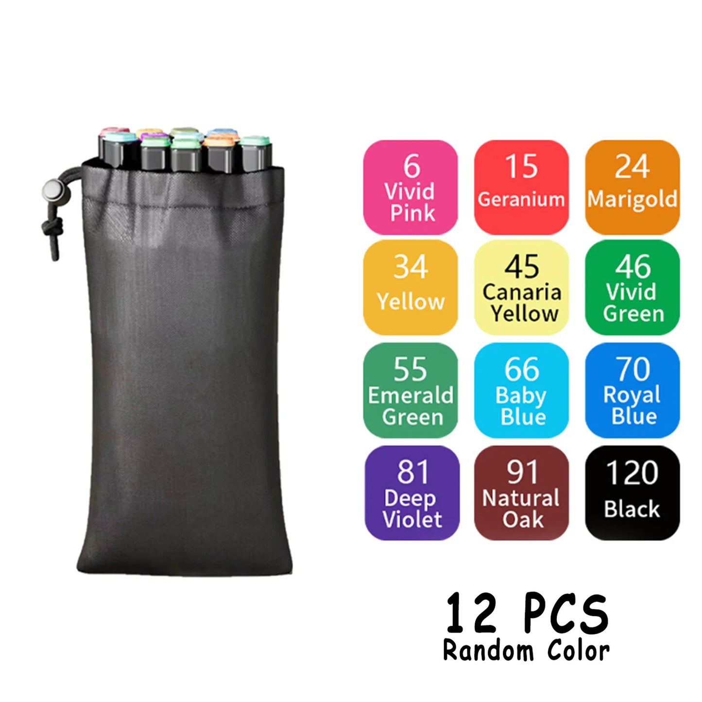 "ChromaTwist™ Dual-Tip Art Marker Set"