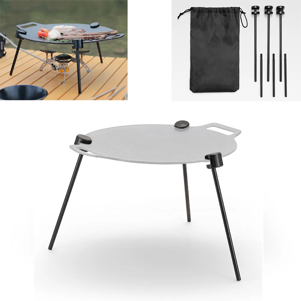 TriCamp Pro – Adjustable Outdoor Cooking Tripod Set