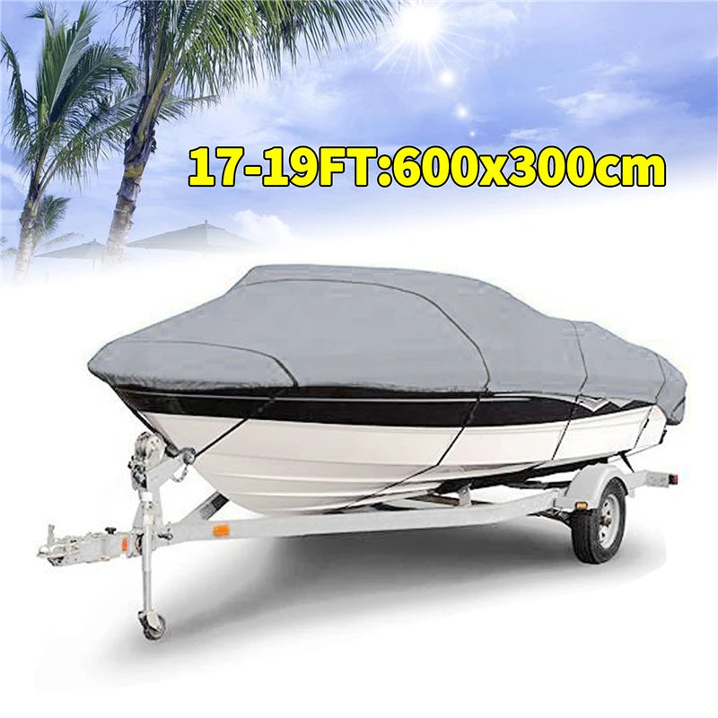 🌊⛵SilverGuard 210T – Waterproof Yacht Boat Cover (11–22FT)