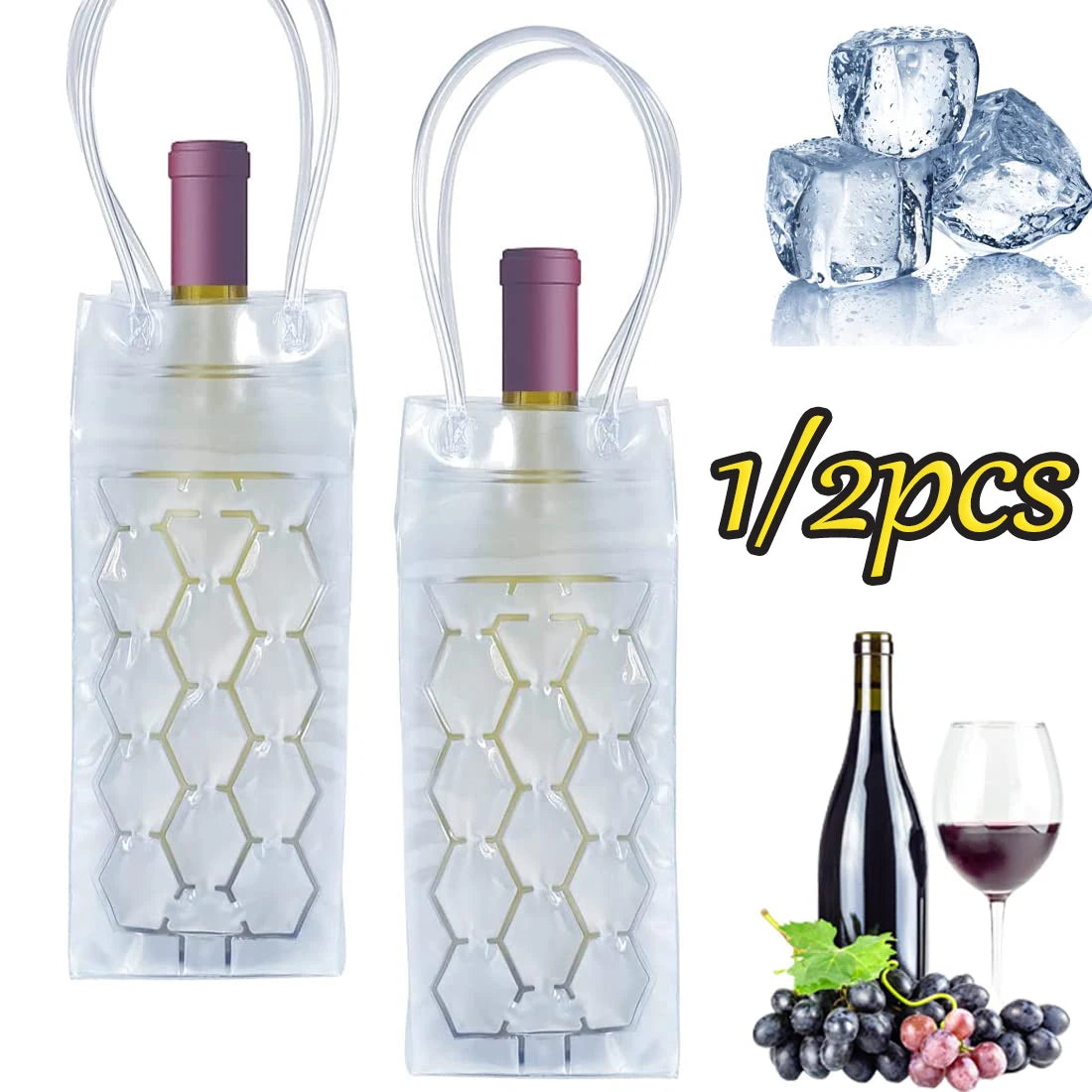🌟 FrostMate™ Gel Wine Cooler Sleeve 🍇🥂