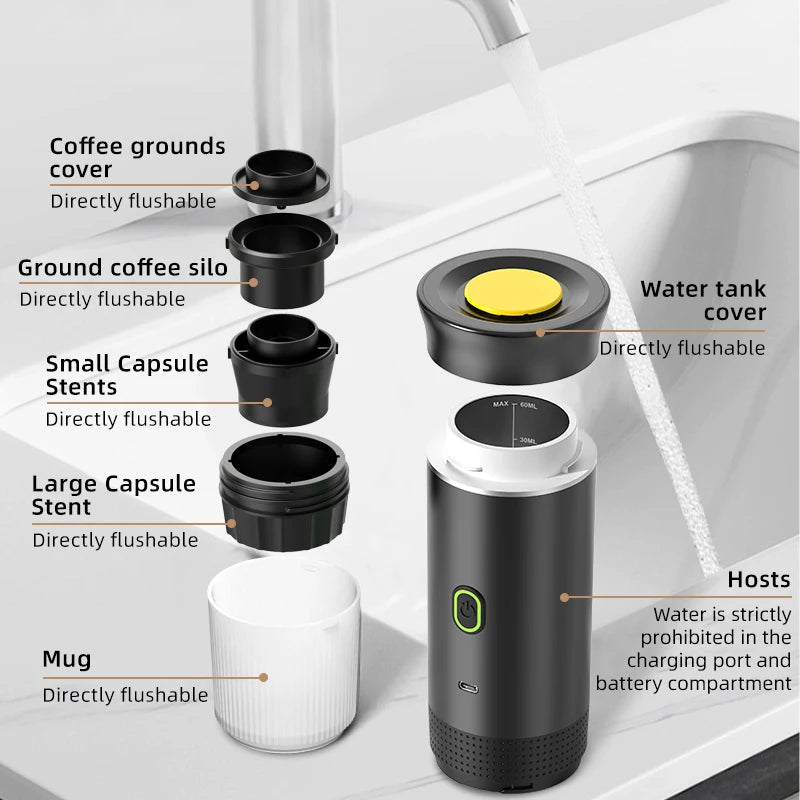 Brew Nomad – 3-in-1 Portable Espresso Maker