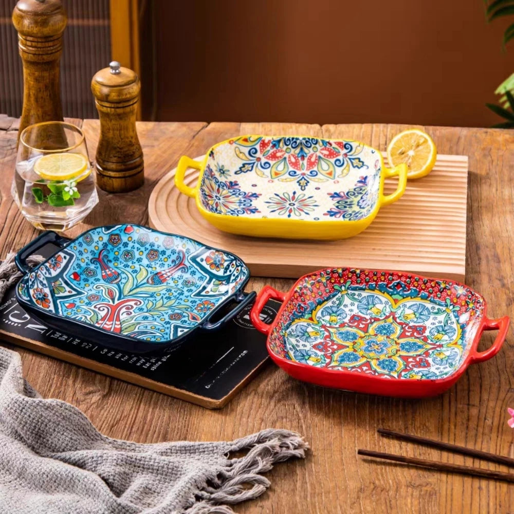 BohoBreeze Ceramic Salad Plate
