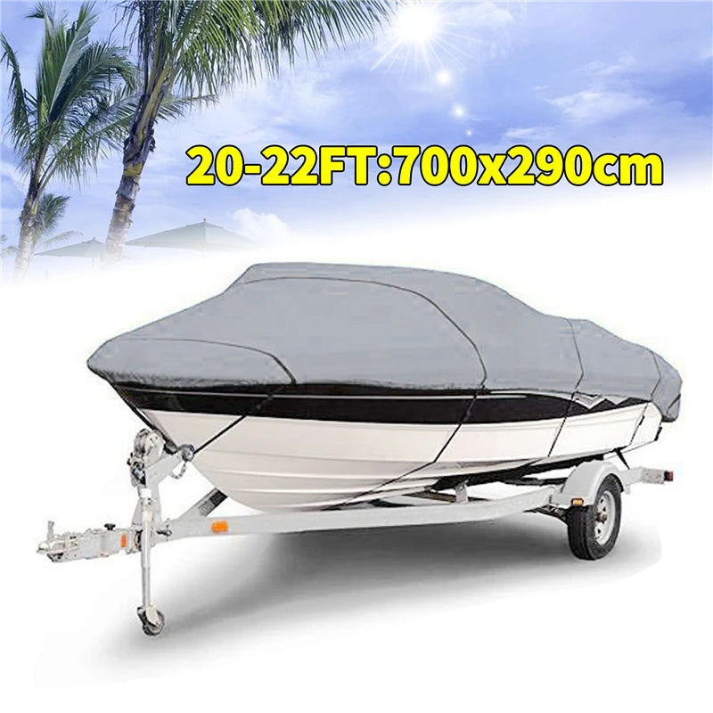 🌊⛵SilverGuard 210T – Waterproof Yacht Boat Cover (11–22FT)