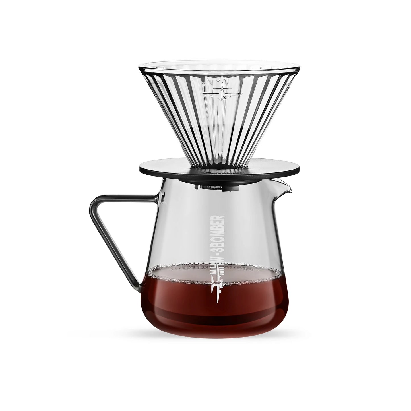 Clarity Craft – 500ml Borosilicate Glass Coffee Server