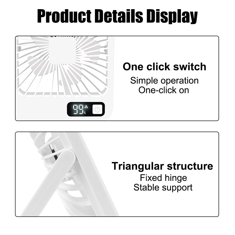 Aero Desk 5X — Silent Power Desktop Fan