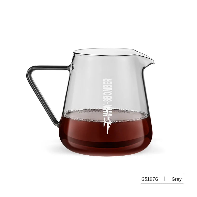 Clarity Craft – 500ml Borosilicate Glass Coffee Server