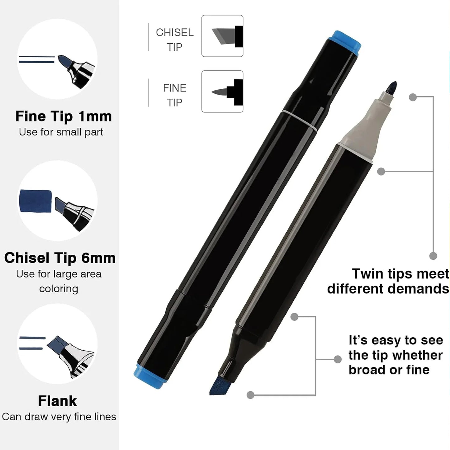 "ChromaTwist™ Dual-Tip Art Marker Set"