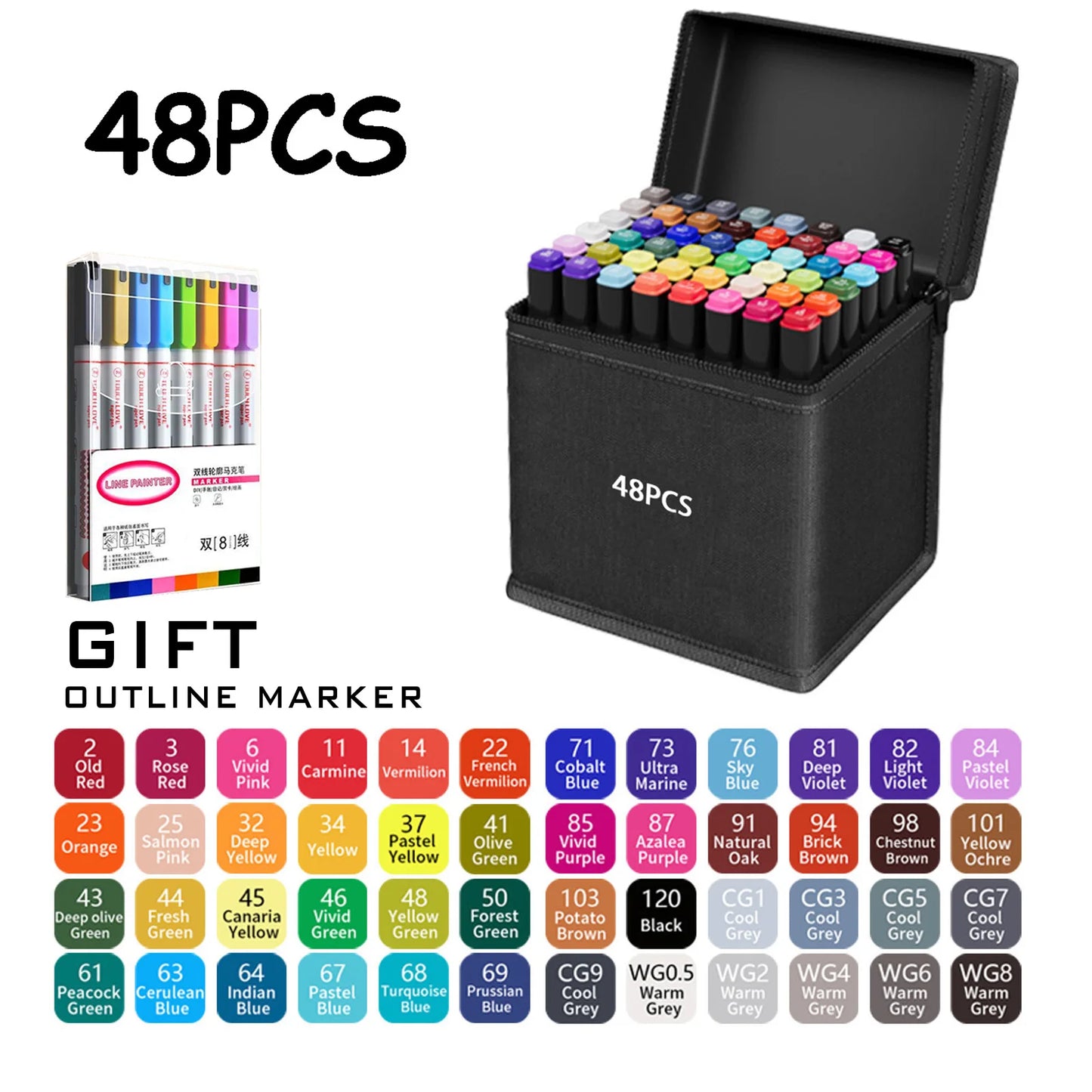 "ChromaTwist™ Dual-Tip Art Marker Set"