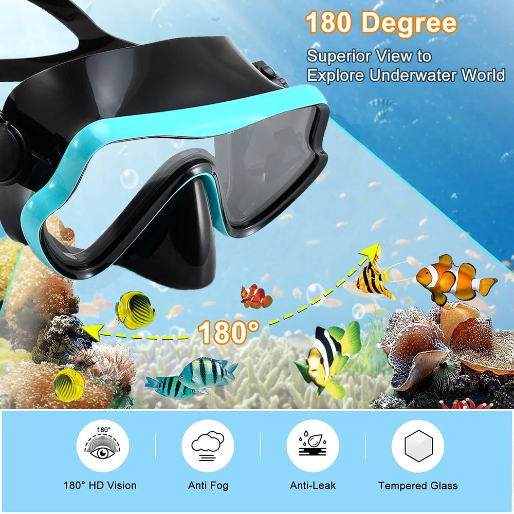 Aqua Vista Pro — 3-in-1 Snorkeling Adventure Set