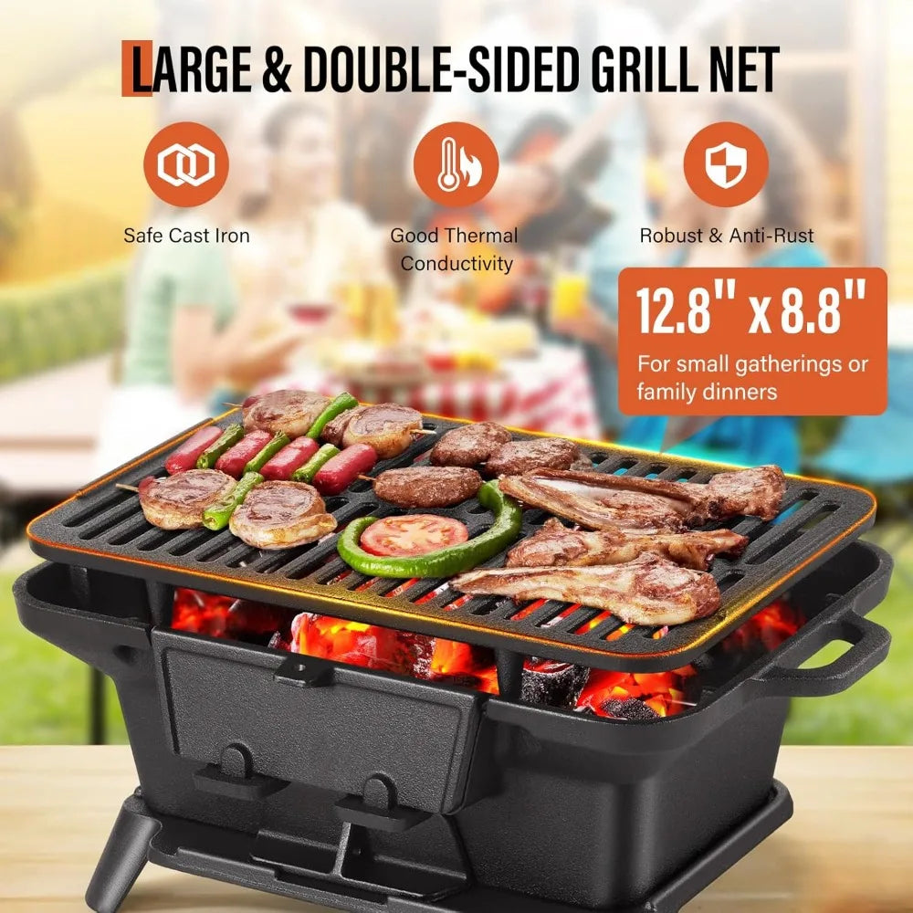 🔥 FireNest Portable Hibachi Grill