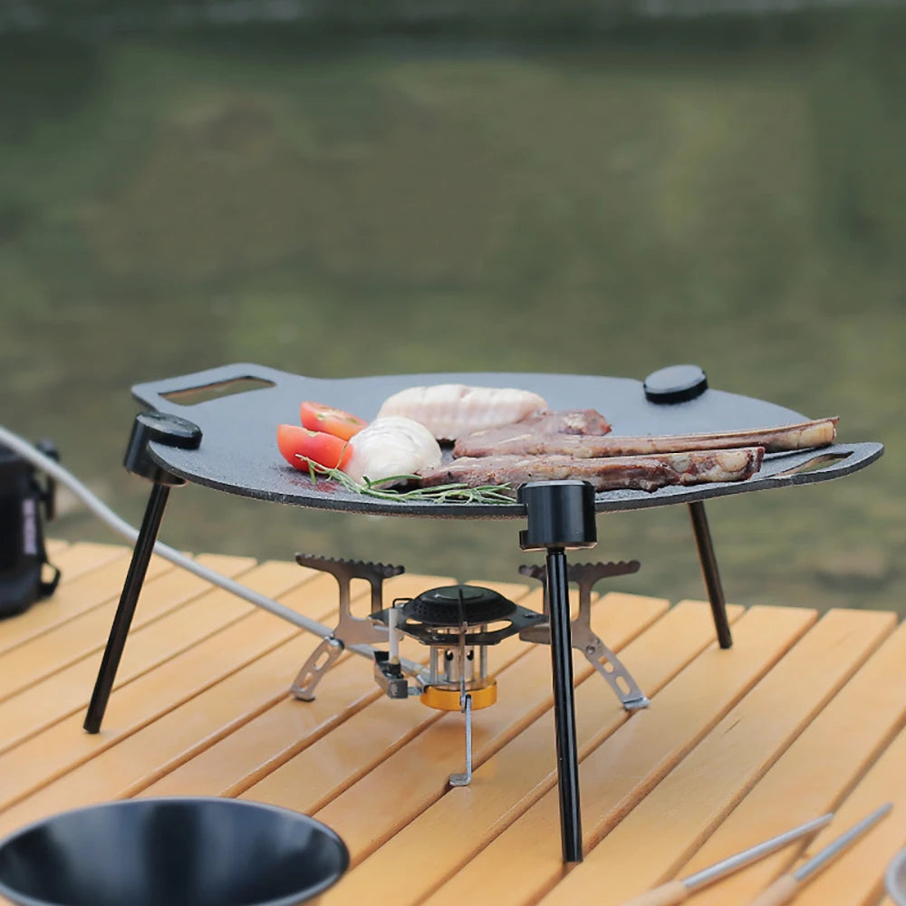 TriCamp Pro – Adjustable Outdoor Cooking Tripod Set