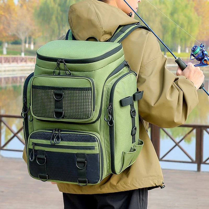Fish Pro™ 50L Tactical Fishing Backpack
