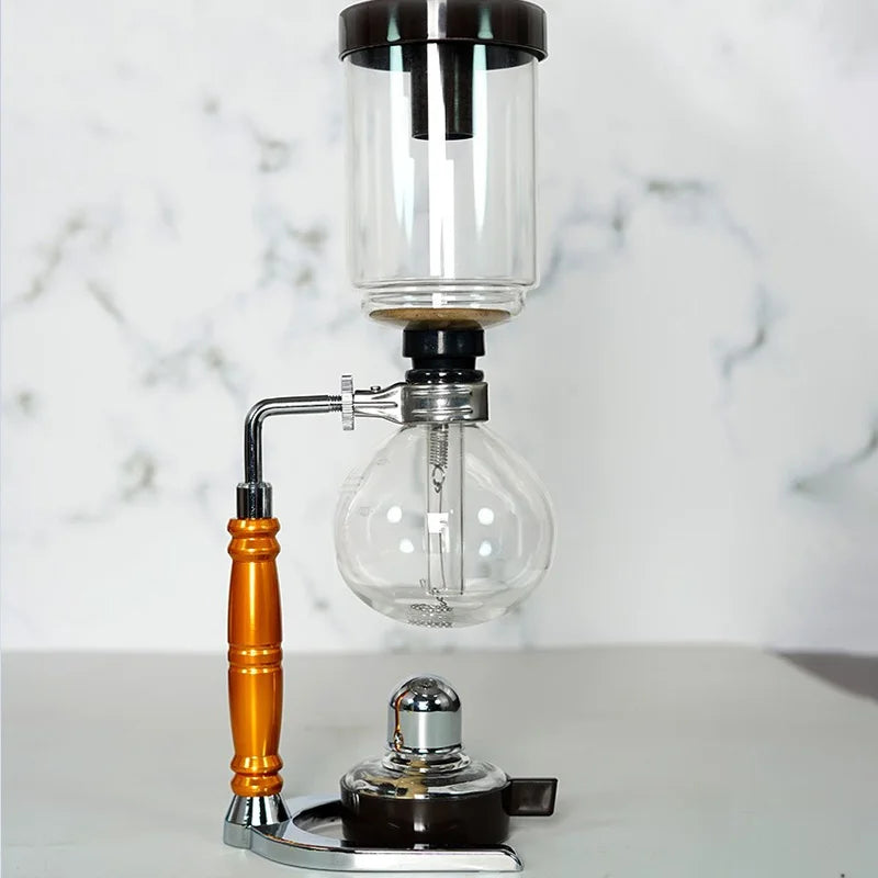 BrewMuse™ Syphon Coffee Maker – Vintage Elegance in Every Sip