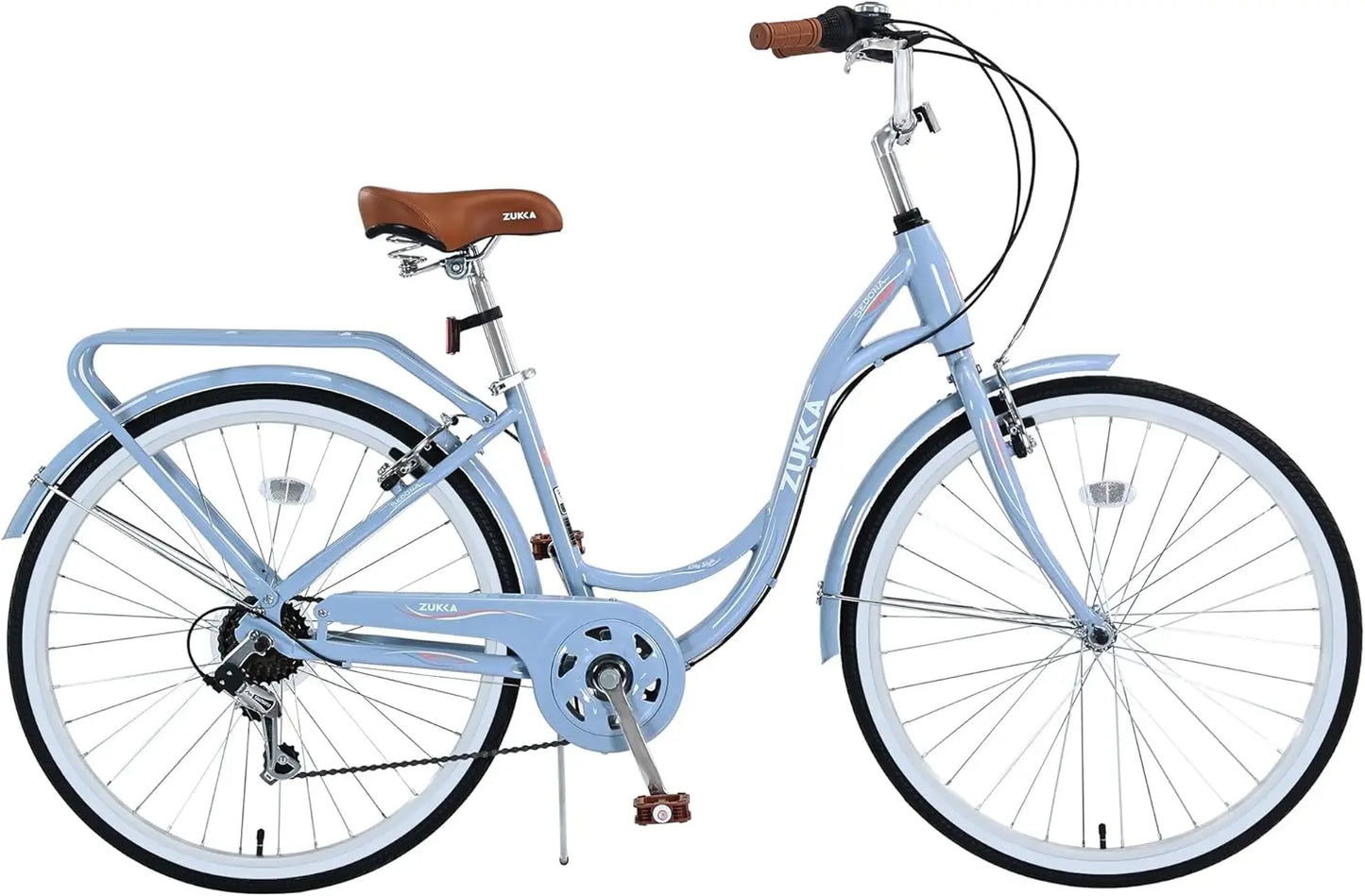 🚲 LunaCruze 7 – Vintage Comfort Beach Cruiser