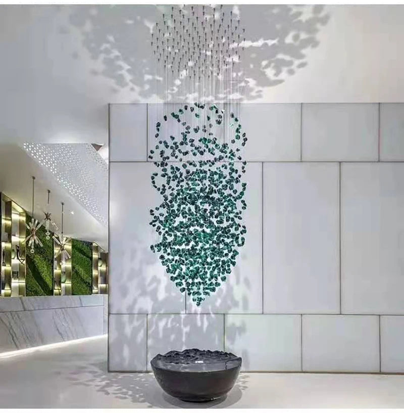 π LumiStone β Modern Crystal LED Chandelier