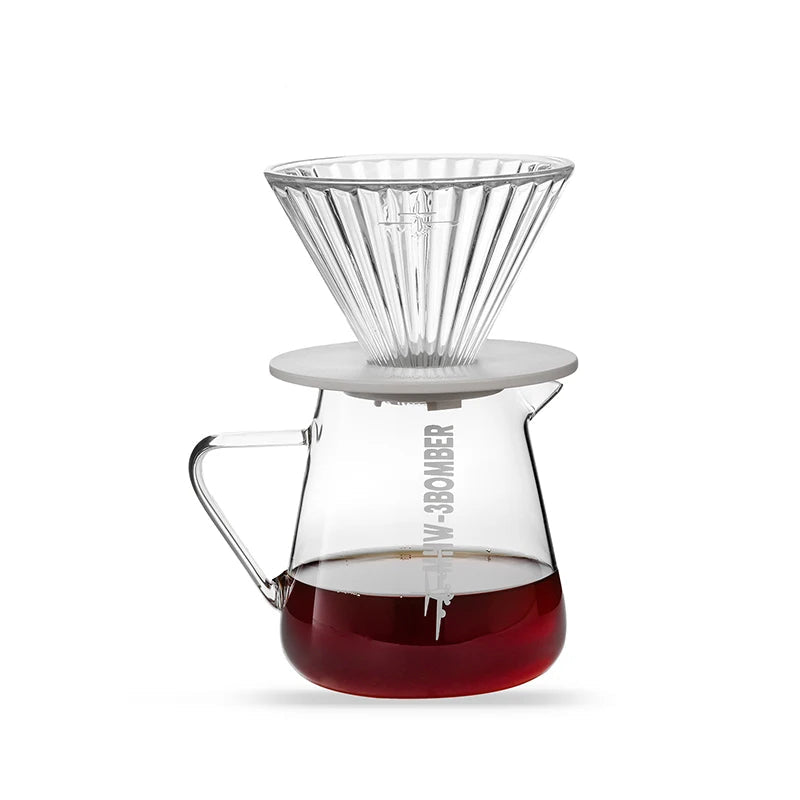 Clarity Craft – 500ml Borosilicate Glass Coffee Server