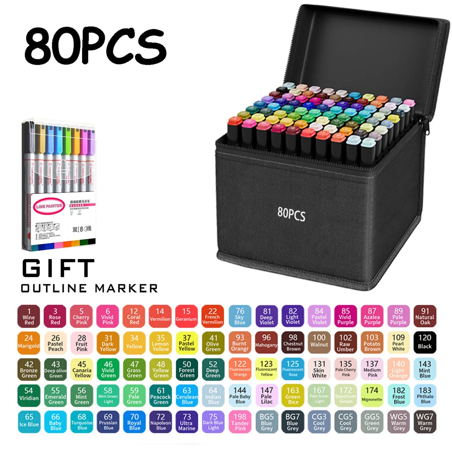 "ChromaTwist™ Dual-Tip Art Marker Set"