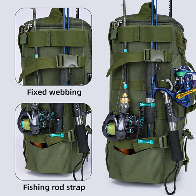 Trail Catch™ – Tactical Outdoor Fishing Backpack