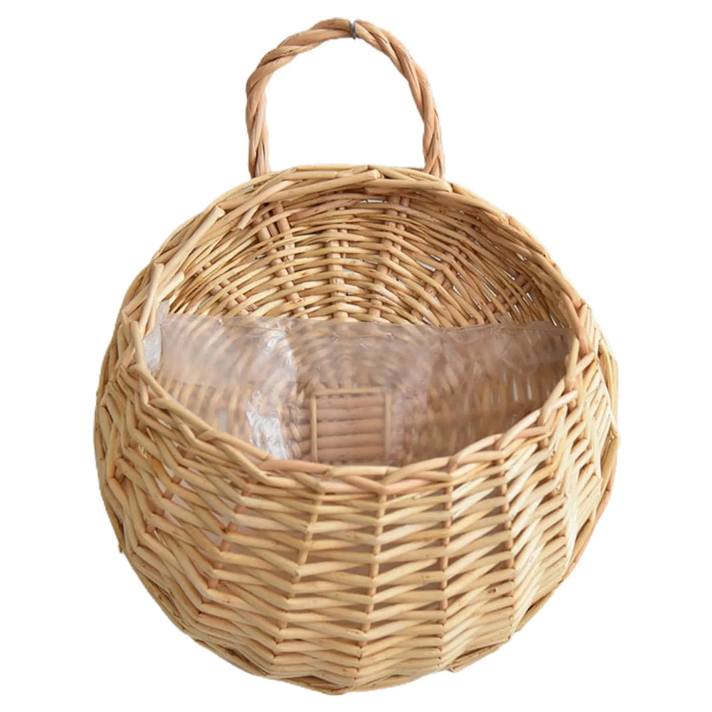 "BloomNest™ – Handwoven Hanging Flower Basket"
