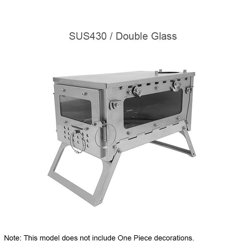 Folding Stainless Steel & Titanium Camping Stove