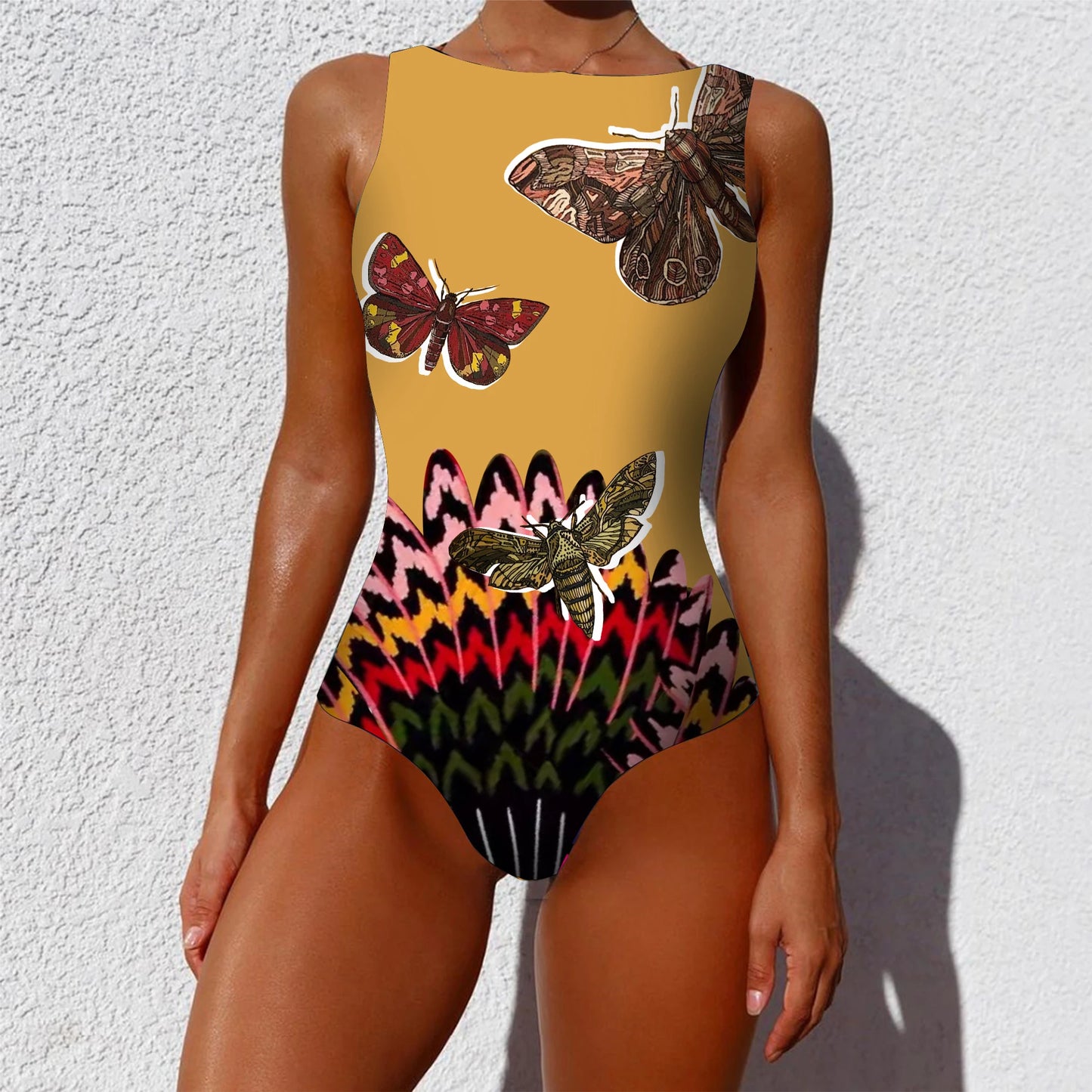 BloomTide One-Piece™ – Floral Wrap Swimsuit