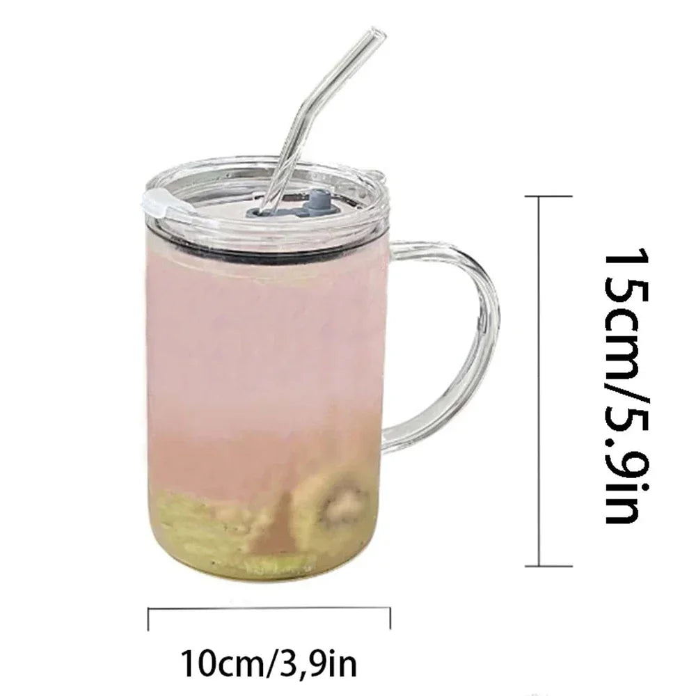 "ChillSip – Summer Glass Tumbler"