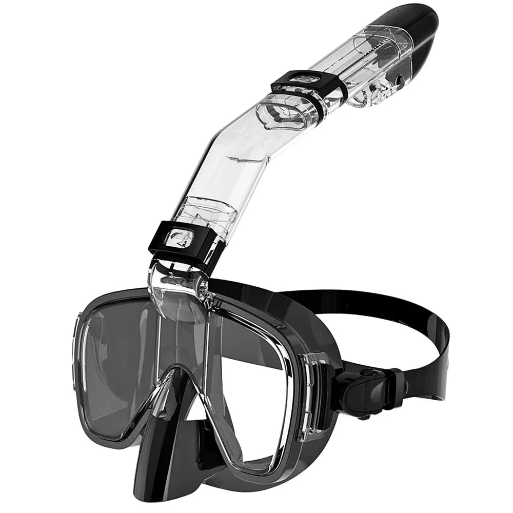 Clear Dive Mini – Anti-Fog Half-Face Snorkel Mask for Kids & Adults