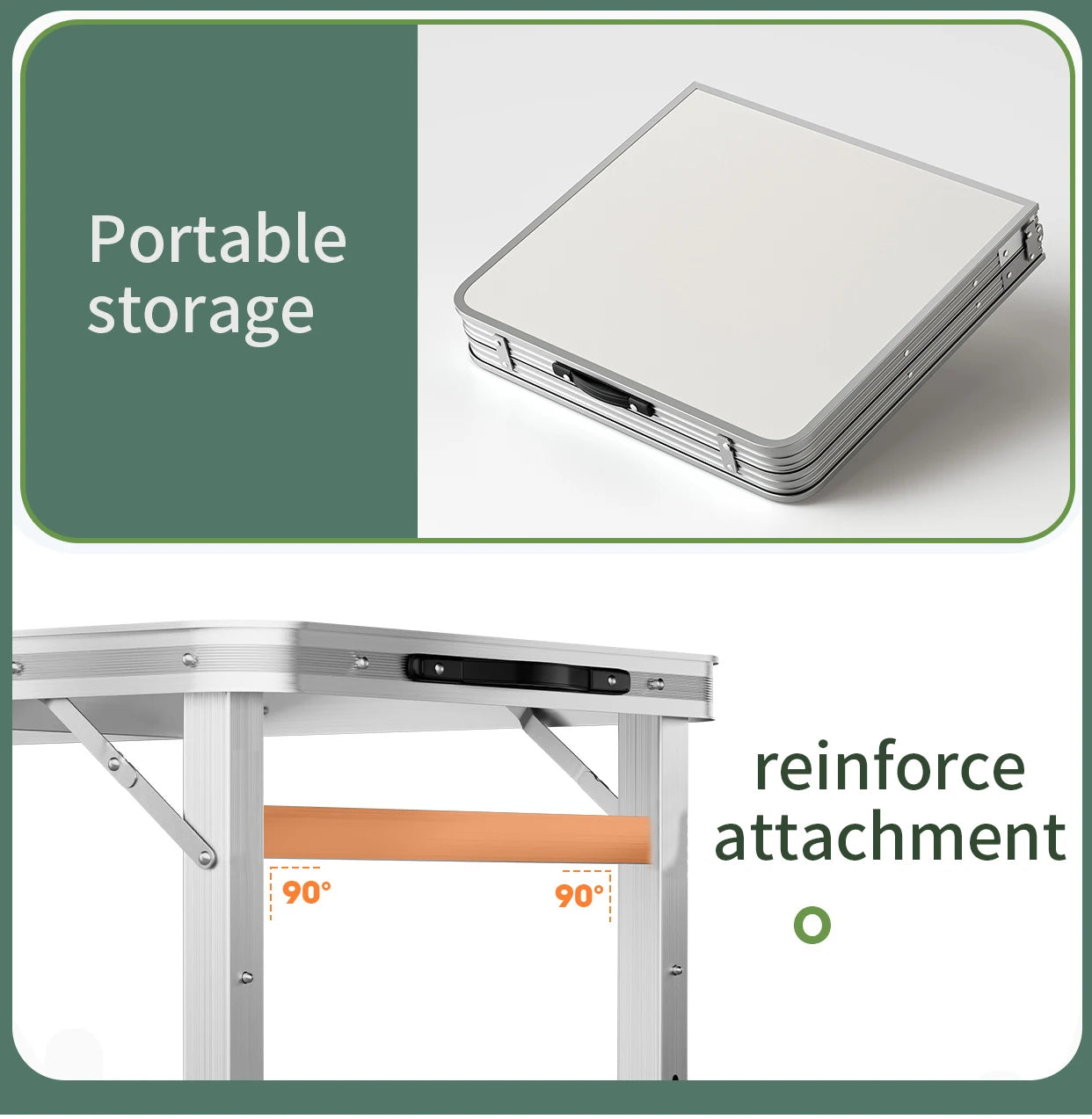 Campessa Fold & Go – Portable Outdoor Table with Handle