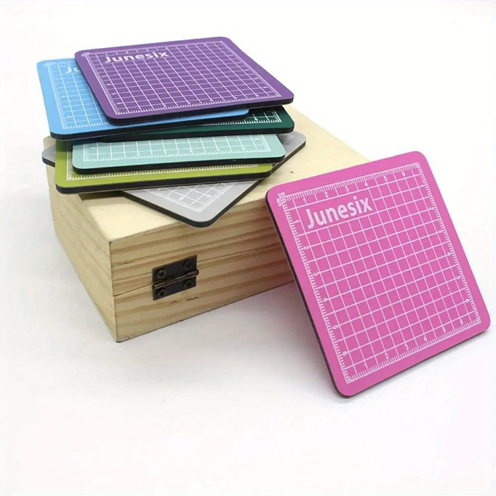 "SlicePix™ Mini Craft Cutting Pads – Set of 2"