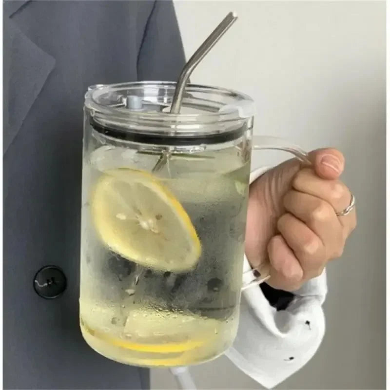"ChillSip – Summer Glass Tumbler"