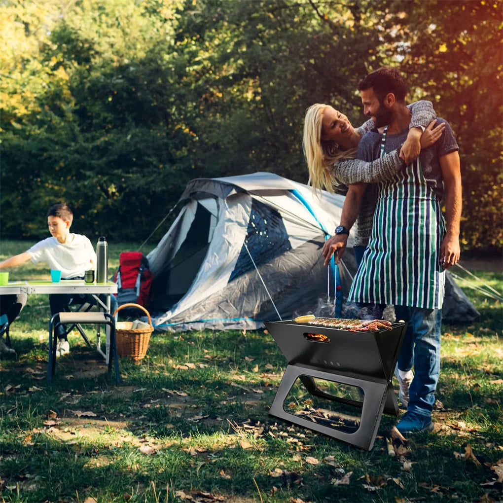 GrillMate Fold — Compact Charcoal BBQ for Outdoor Adventures